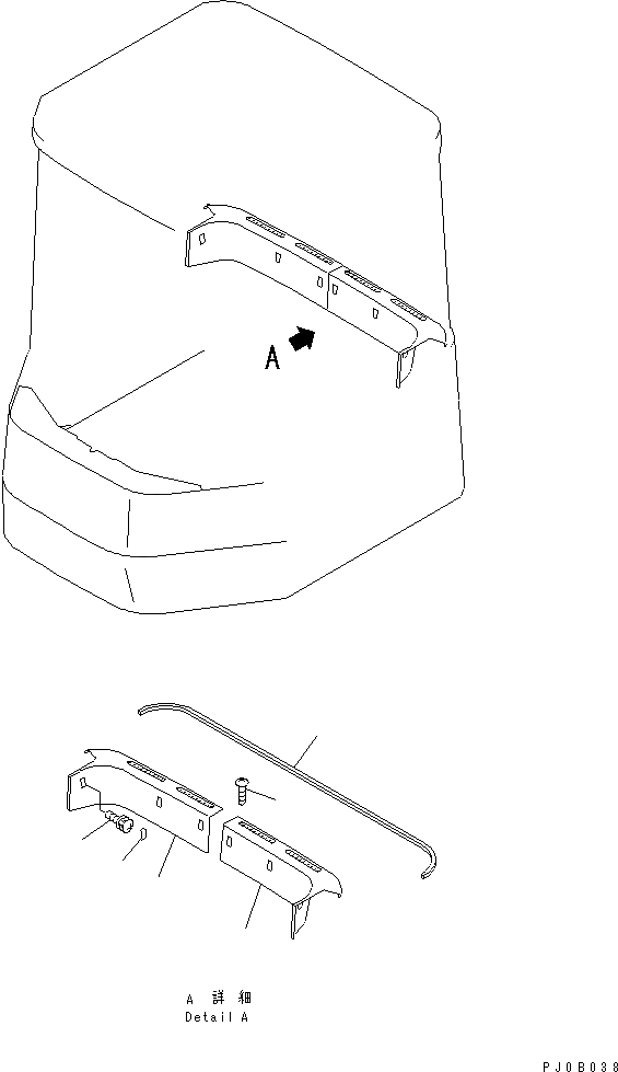 Схема запчастей Komatsu WA80-3-CB - КАБИНА (ЧАСТИ ИНТЕРЬЕРА¤ /)(№-) OPERATIORS ОБСТАНОВКА И СИСТЕМА УПРАВЛЕНИЯ