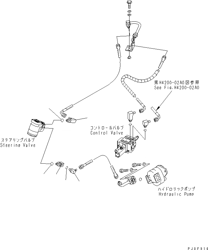 Схема запчастей Komatsu WA80-3-CB - ПОЛ (ГИДРАВЛ ЛИНИЯ) (ЛИНИЯ ПОДАЧИ) (С КАБИНОЙ И ОБОГРЕВАТЕЛЬ.)(№8-) OPERATIORS ОБСТАНОВКА И СИСТЕМА УПРАВЛЕНИЯ