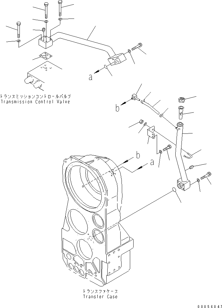 Схема запчастей Komatsu WA800-3E0 - ТРАНСМИССИЯ СМАЗЫВ. КЛАПАН И ПЕРЕДАЧА НАПОЛНИТЕЛЬ(№7-) ГИДРОТРАНСФОРМАТОР И ТРАНСМИССИЯ