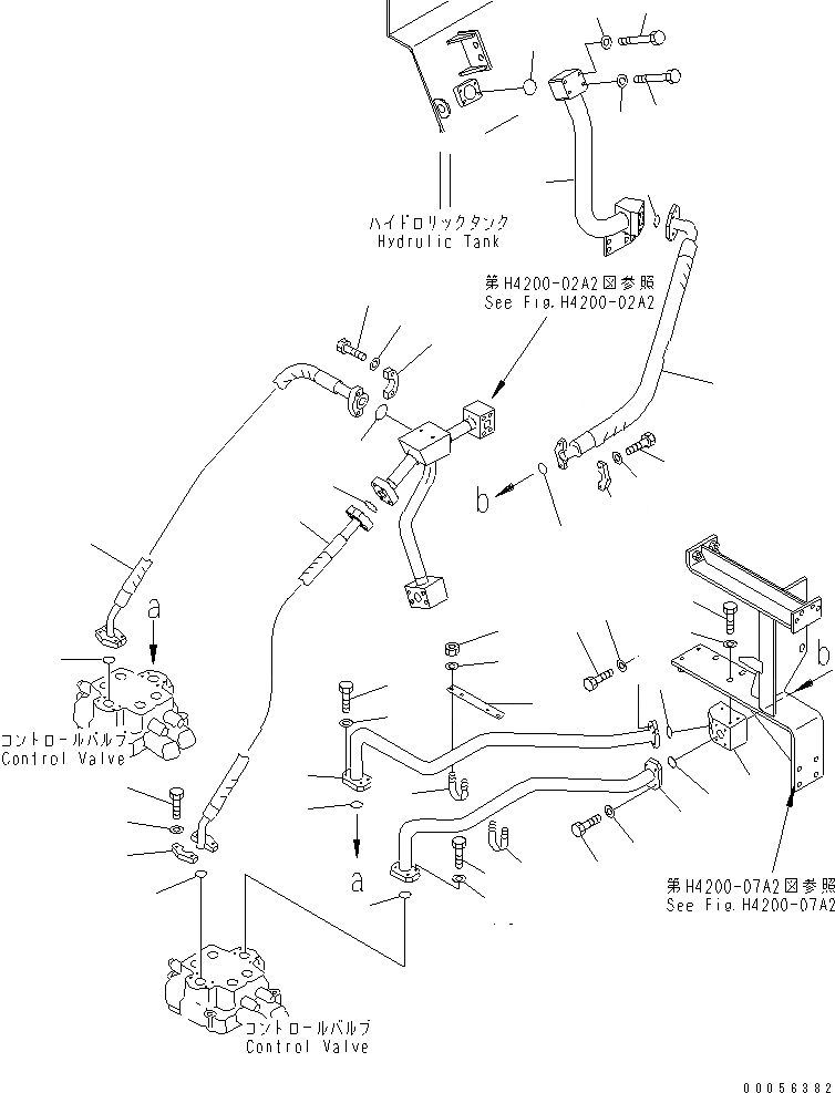Схема запчастей Komatsu WA800-3E0 - ГИДРАВЛ ЛИНИЯ (ЗАПРАШИВАЮЩ. КЛАПАН - УПРАВЛЯЮЩ. КЛАПАН) (ПРОХОДНОЙ ФИЛЬТР)(№7-7) ГИДРАВЛИКА