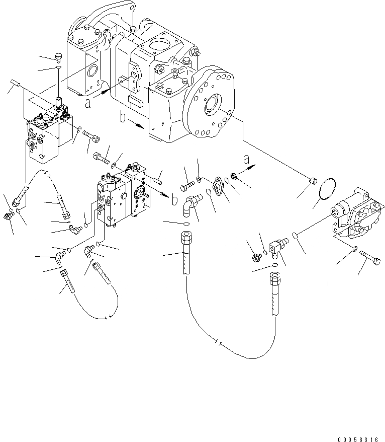 Схема запчастей Komatsu WA800-3E0 - ПЕРЕКЛЮЧАТЕЛЬ НАСОС (GALEO) (/)(№7-) ОСНОВН. КОМПОНЕНТЫ И РЕМКОМПЛЕКТЫ