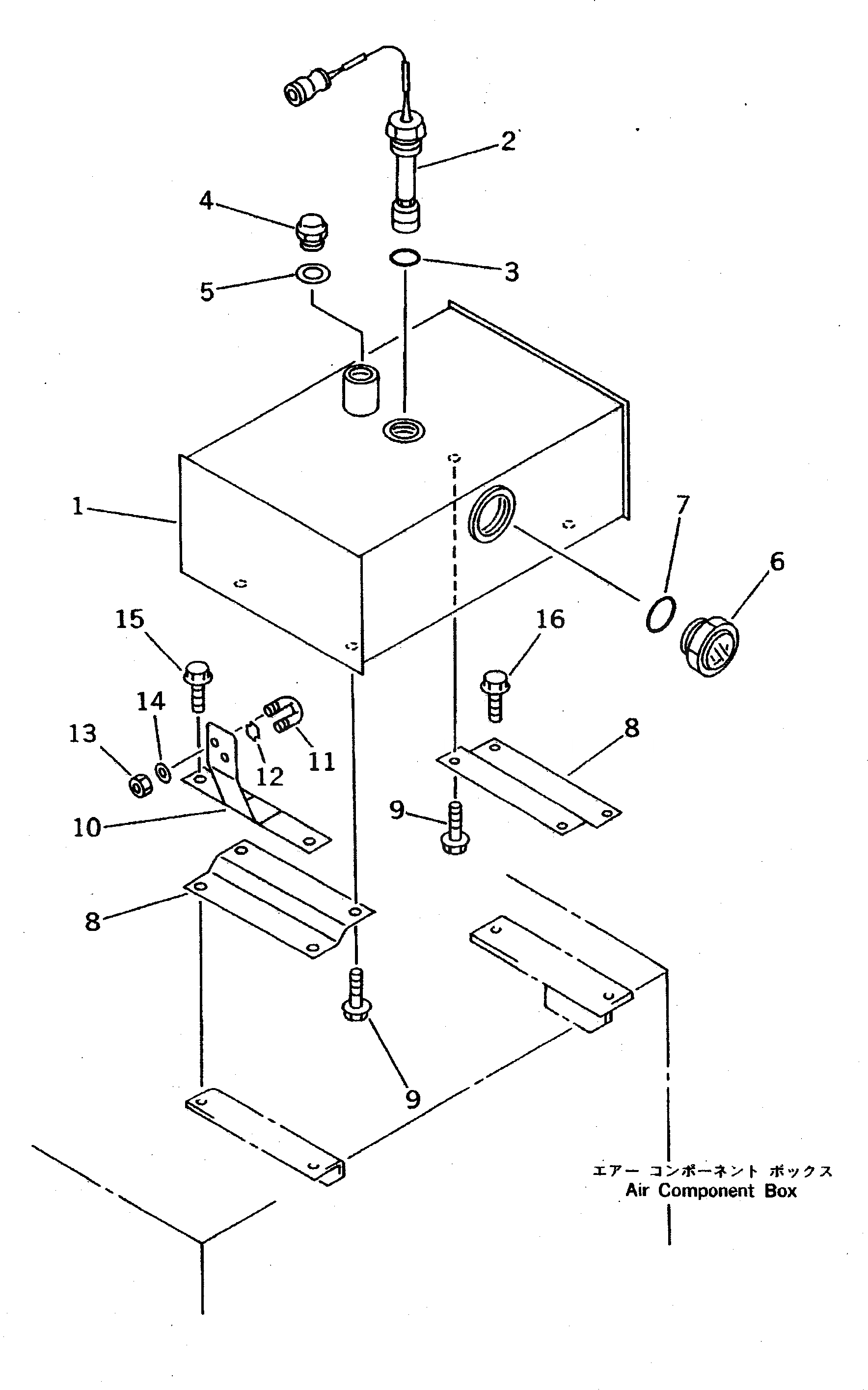 Схема запчастей Komatsu WA800-1-A - ТОРМОЗ. МАСЛОПРОВОДЯЩАЯ ЛИНИЯ (ТОРМОЗ. МАСЛ. БАК)(№-) ВЕДУЩ. ВАЛ¤ ДИФФЕРЕНЦ. И КОЛЕСА