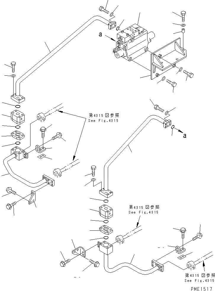 Схема запчастей Komatsu WA800-1-A - РУЛЕВ. УПРАВЛЕНИЕ МАСЛОПРОВОДЯЩАЯ ЛИНИЯ (ДЛЯ УПРАВЛ-Е ДЖОЙСТИКОМ) (/) (РУЛЕВ. УПРАВЛЕНИЕ ЛИНИЯ ЦИЛИНДРА (/))(№-) РУЛЕВ. УПРАВЛЕНИЕ И СИСТЕМА УПРАВЛЕНИЯ