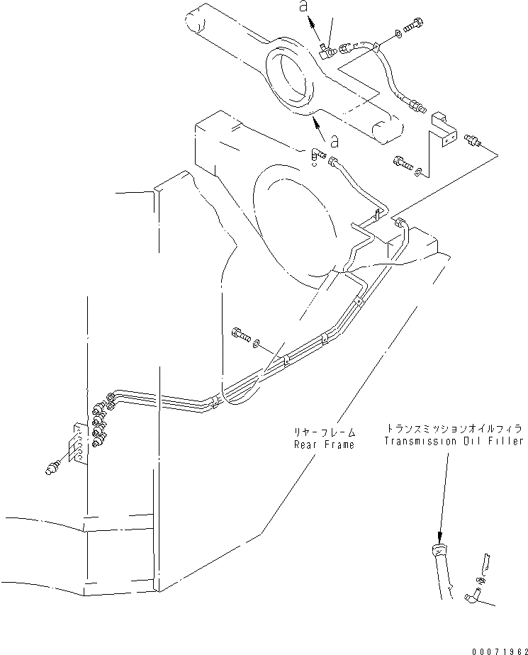 Схема запчастей Komatsu WA800-3 - ТРАНСМИССИЯ (УДАЛЕННАЯ СМАЗКА КОМПОНЕНТЫ)(№8-) ГИДРОТРАНСФОРМАТОР И ТРАНСМИССИЯ