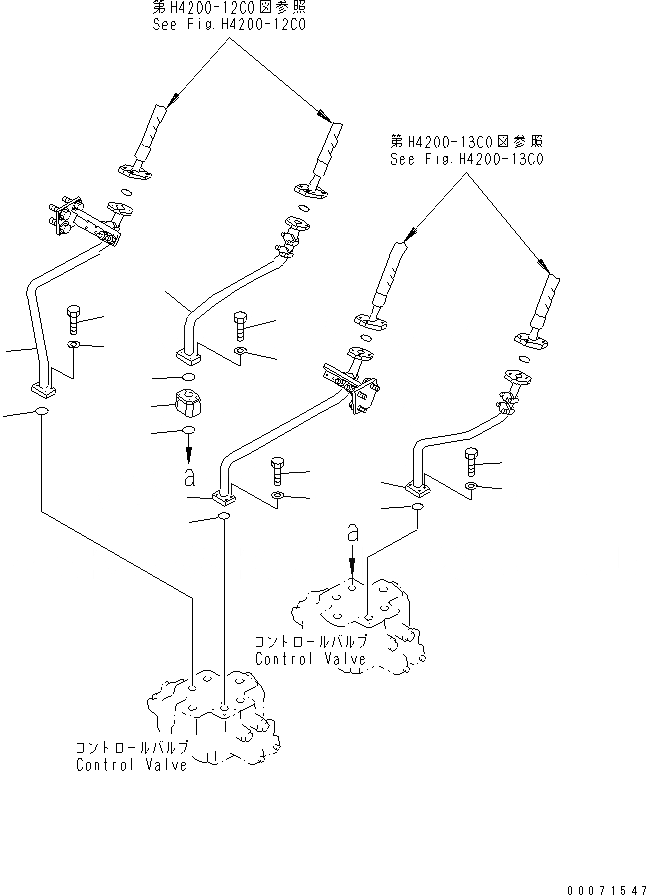 Схема запчастей Komatsu WA800-3 - КОНТРОЛЬНЫЙ КЛАПАН РАБОЧ. ОБОРУДОВАНИЯ (ГИДРОЦИЛИНДР КОВША ТРУБЫ)(№8-) ГИДРАВЛИКА
