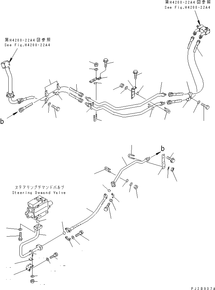 Схема запчастей Komatsu WA800-3 - ГИДРАВЛ ЛИНИЯ (ПРОХОДНОЙ ФИЛЬТР)(№-8) ГИДРАВЛИКА