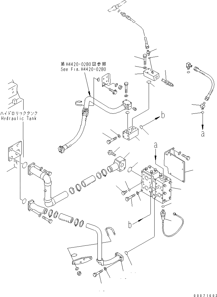 Схема запчастей Komatsu WA800-3 - ГИДРОЛИНИЯ ЭКСТРЕННОГО УПРАВЛЕНИЯ (ЭКСТРЕНН. КЛАПАН РУЛЕВОГО УПРАВЛЕНИЯ)(№8-) ГИДРАВЛИКА