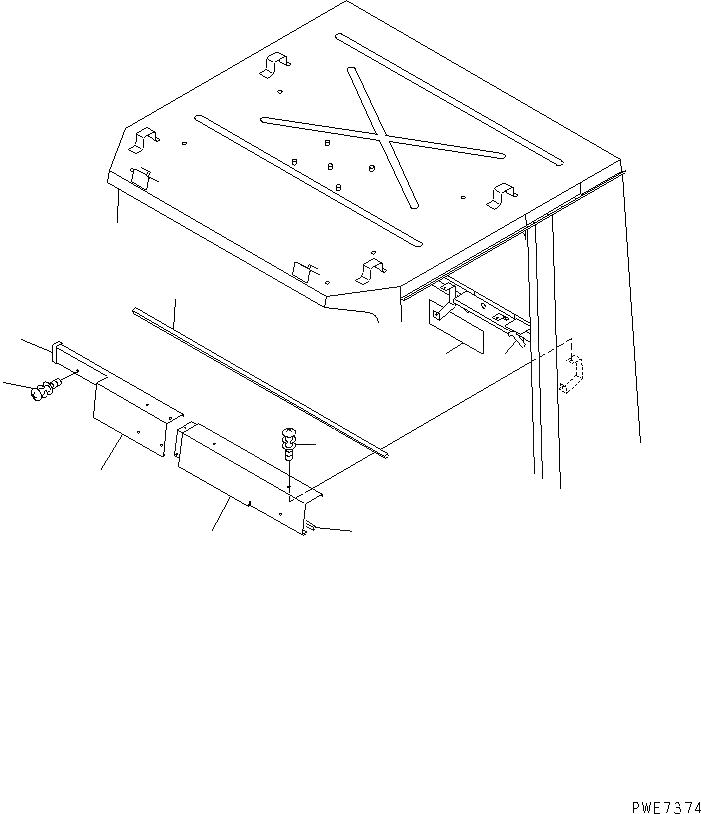 Схема запчастей Komatsu WA800-3 - КАБИНА (ЧАСТИ ИНТЕРЬЕРА¤ ЗАДН.) (НИЗ. NOISE)(№-8) КАБИНА ОПЕРАТОРА И СИСТЕМА УПРАВЛЕНИЯ