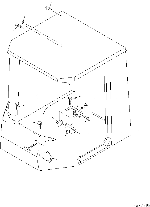 Схема запчастей Komatsu WA800-3 - КАБИНА (ПРИКУРИВАТЕЛЬ И РАДИО) (НИЗ. NOISE)(№-8) КАБИНА ОПЕРАТОРА И СИСТЕМА УПРАВЛЕНИЯ