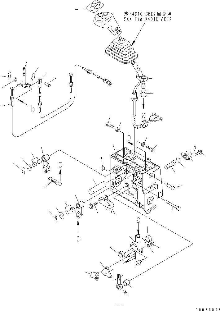 Схема запчастей Komatsu WA800-3 - ПОЛ SUB (СИДЕНЬЕ ОПЕРАТОРА) (РЫЧАГ¤ КАБЕЛЬ И КОМПОНЕНТЫ) (С УПРАВЛЕНИЕМ ДЖОЙСТИКОМ)(№8-) КАБИНА ОПЕРАТОРА И СИСТЕМА УПРАВЛЕНИЯ