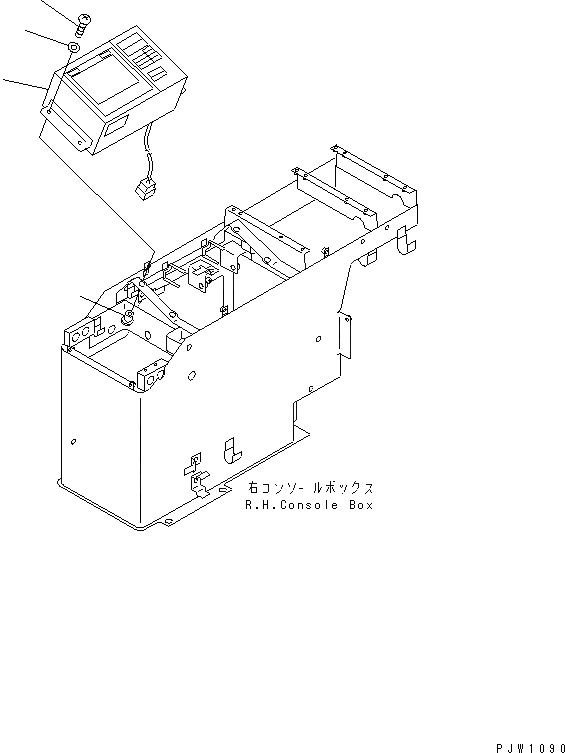 Схема запчастей Komatsu WA800-3 - ПОЛ Э/ПРОВОДКА (МОНИТОР И ЭЛЕМЕНТЫ КРЕПЛЕНИЯ) (С MDP МОНИТОР)(АНГЛ.) КАБИНА ОПЕРАТОРА И СИСТЕМА УПРАВЛЕНИЯ