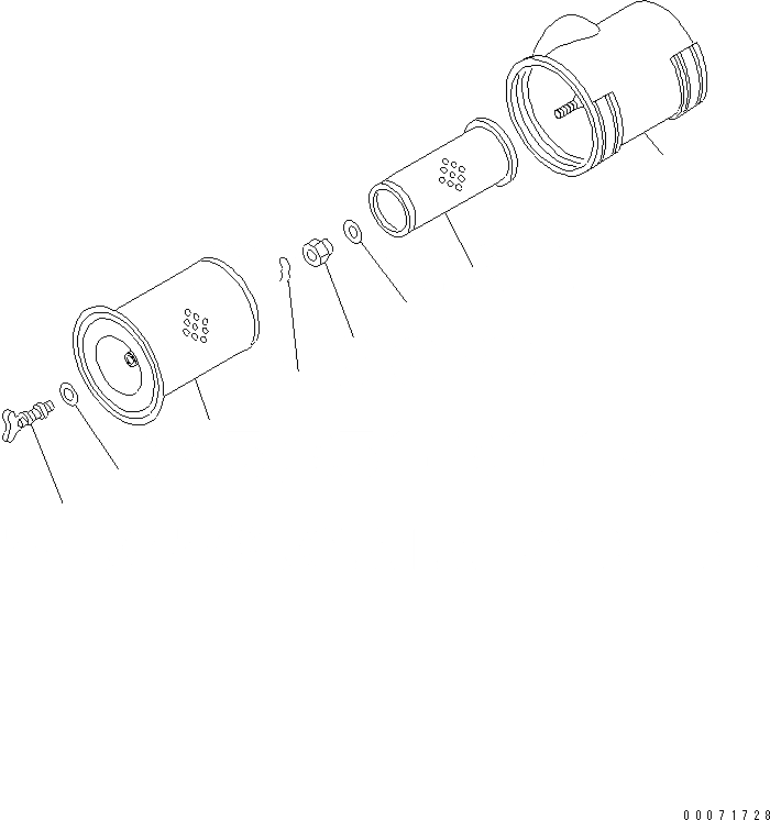 Схема запчастей Komatsu WA800-3 - ОТСЕК ДВИГАТЕЛЯ(ВОЗДУХООЧИСТИТЕЛЬ) (ВНУТР. PATRS)(№8-) ЧАСТИ КОРПУСА