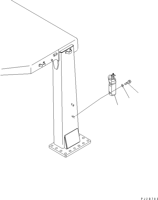 Схема запчастей Komatsu WA800-3 - ОГНЕТУШИТЕЛЬ (ФРАНЦИЯ)(№9-) АКСЕССУАРЫ И ИНСТРУМЕНТ
