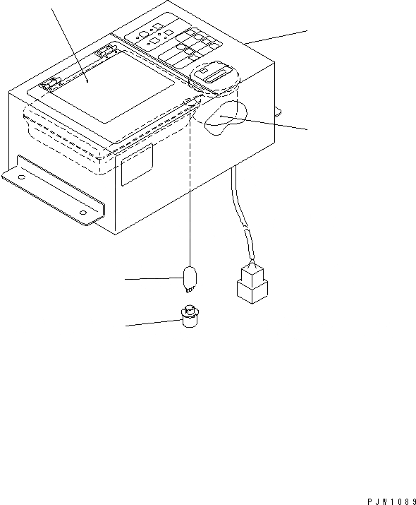 Схема запчастей Komatsu WA800-3 - ОСНОВН.TENANCE MONITOR (ВНУТР. ЧАСТИ) (С MDP МОНИТОР) КАБИНА ОПЕРАТОРА И СИСТЕМА УПРАВЛЕНИЯ