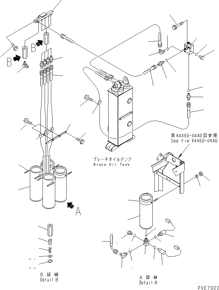 Схема запчастей Komatsu WA800-3 - УПРАВЛ-Е ТОРМОЗОМ (АККУМУЛЯТОР КОМПОНЕНТЫ) КАБИНА ОПЕРАТОРА И СИСТЕМА УПРАВЛЕНИЯ