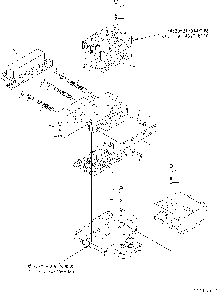 Схема запчастей Komatsu WA800-3E0 - КЛАПАН УПРАВЛЕНИЯ ТРАНСМИССИЕЙ (/)(№7-) ГИДРОТРАНСФОРМАТОР И ТРАНСМИССИЯ