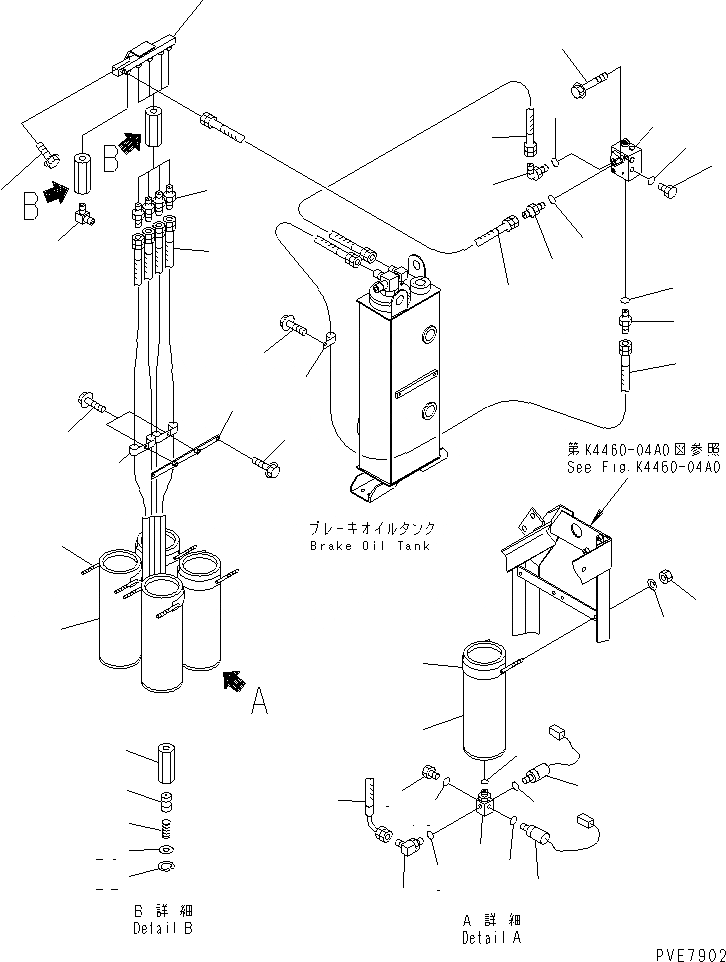 Схема запчастей Komatsu WA800L-3 - УПРАВЛ-Е ТОРМОЗОМ (АККУМУЛЯТОР КОМПОНЕНТЫ) КАБИНА ОПЕРАТОРА И СИСТЕМА УПРАВЛЕНИЯ