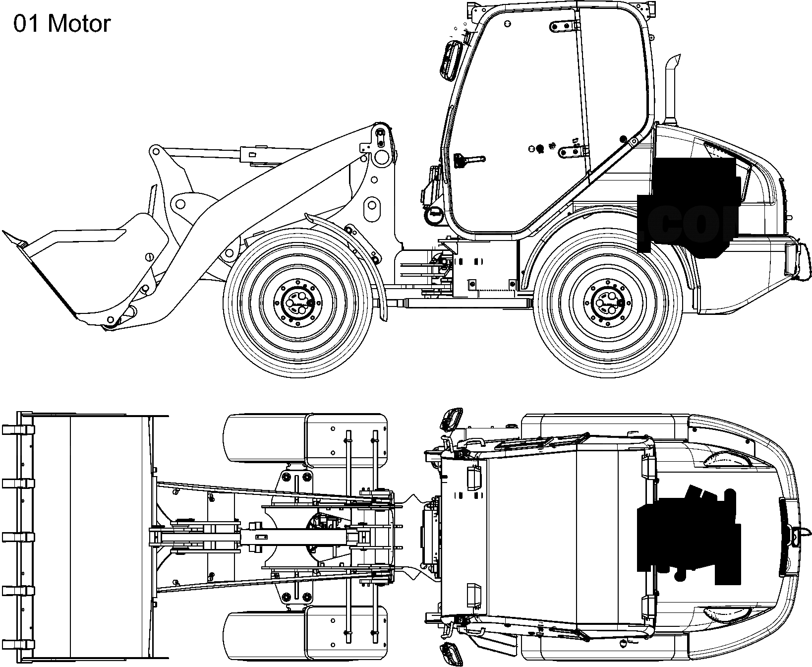 Схема запчастей Komatsu WA80-5 20 km - ЗАДН. МОСТ, КОЖУХ И КОМПОНЕНТЫ, МОСТ С % САМОБЛОКИР. ЗАДН. МОСТ