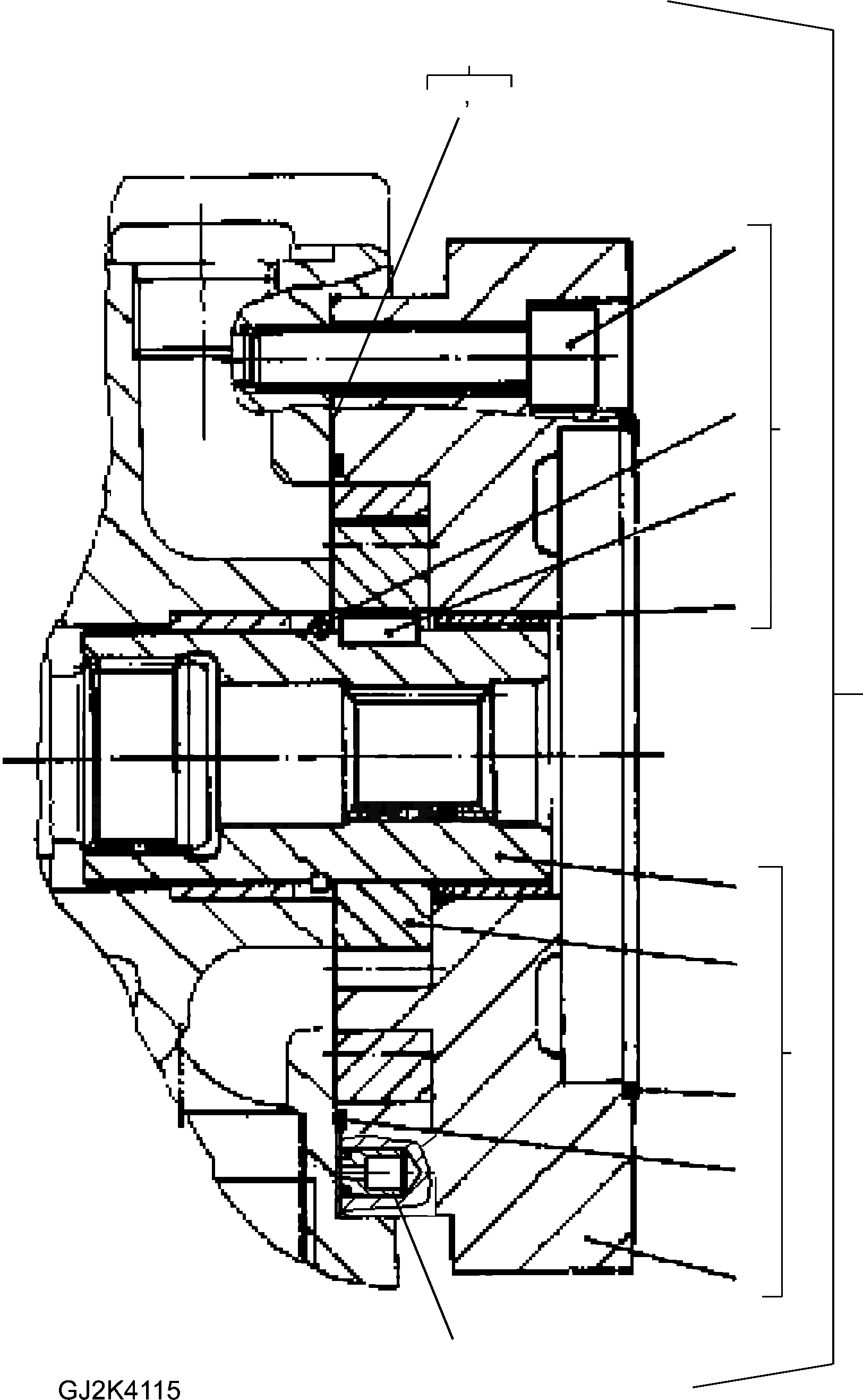 Схема запчастей Komatsu WA80-5 20 km - AXIAL ПОРШЕНЬ НАСОС AXIAL ПОРШЕНЬ НАСОС