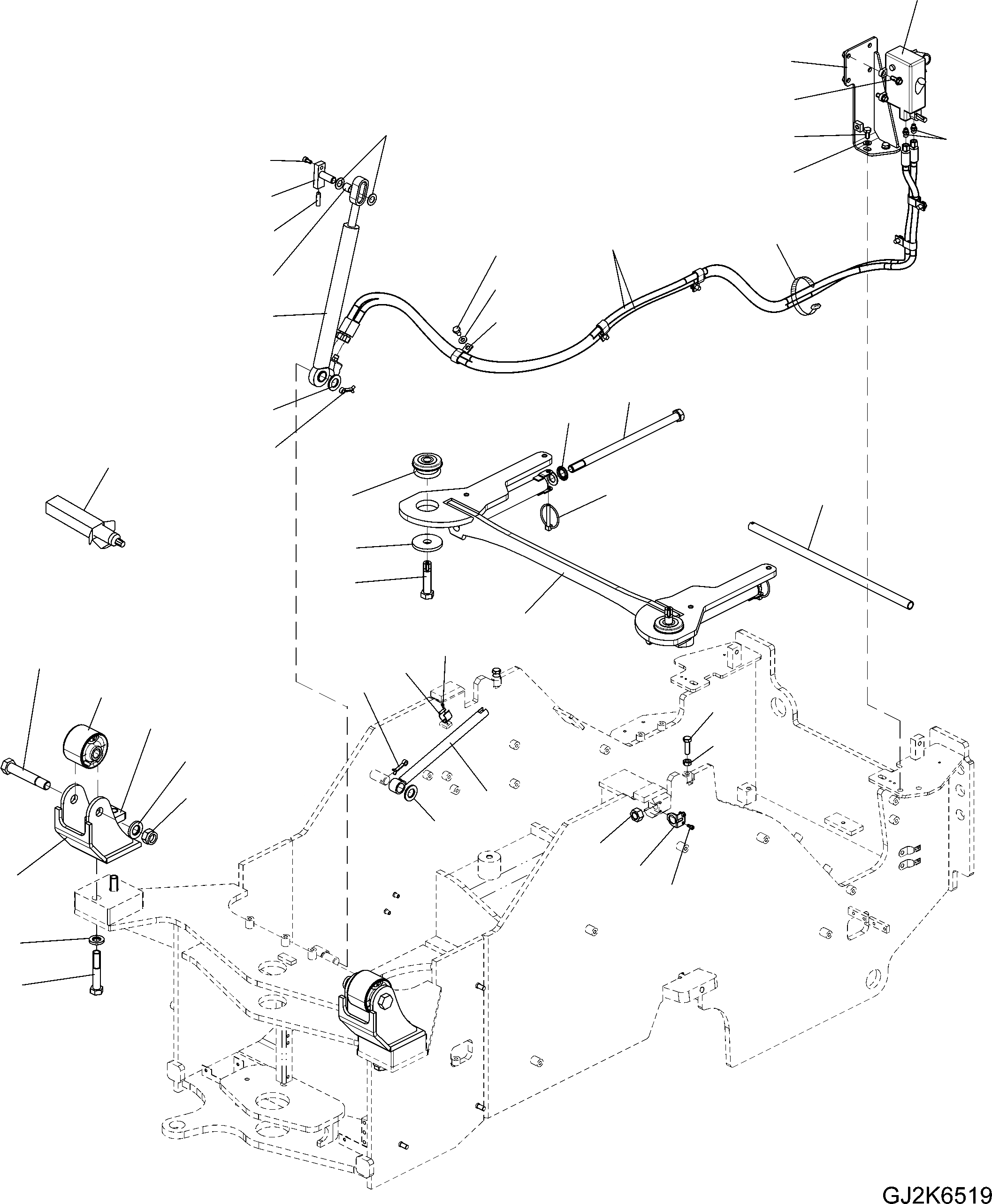 Схема запчастей Komatsu WA80-6 - КАБИНА КРЕПЛЕНИЕ K OPERATORґS ОБСТАНОВКА И СИСТЕМА УПРАВЛЕНИЯ