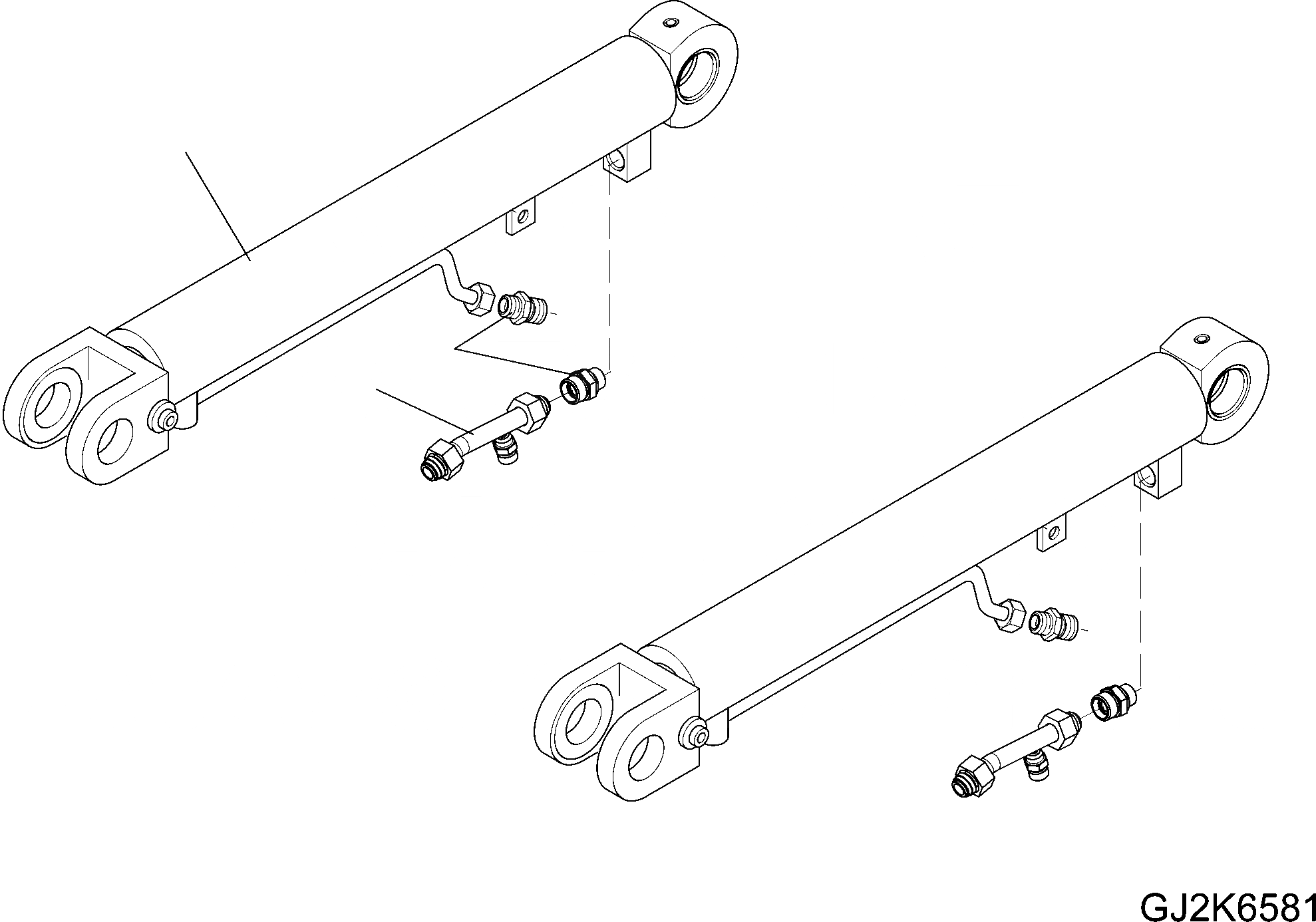 Схема запчастей Komatsu WA80-6 - ГИДРОЦИЛИНДР ПОДЪЕМА (ДЛЯ OVER ЦЕНТР. КЛАПАН) T РАБОЧЕЕ ОБОРУДОВАНИЕ