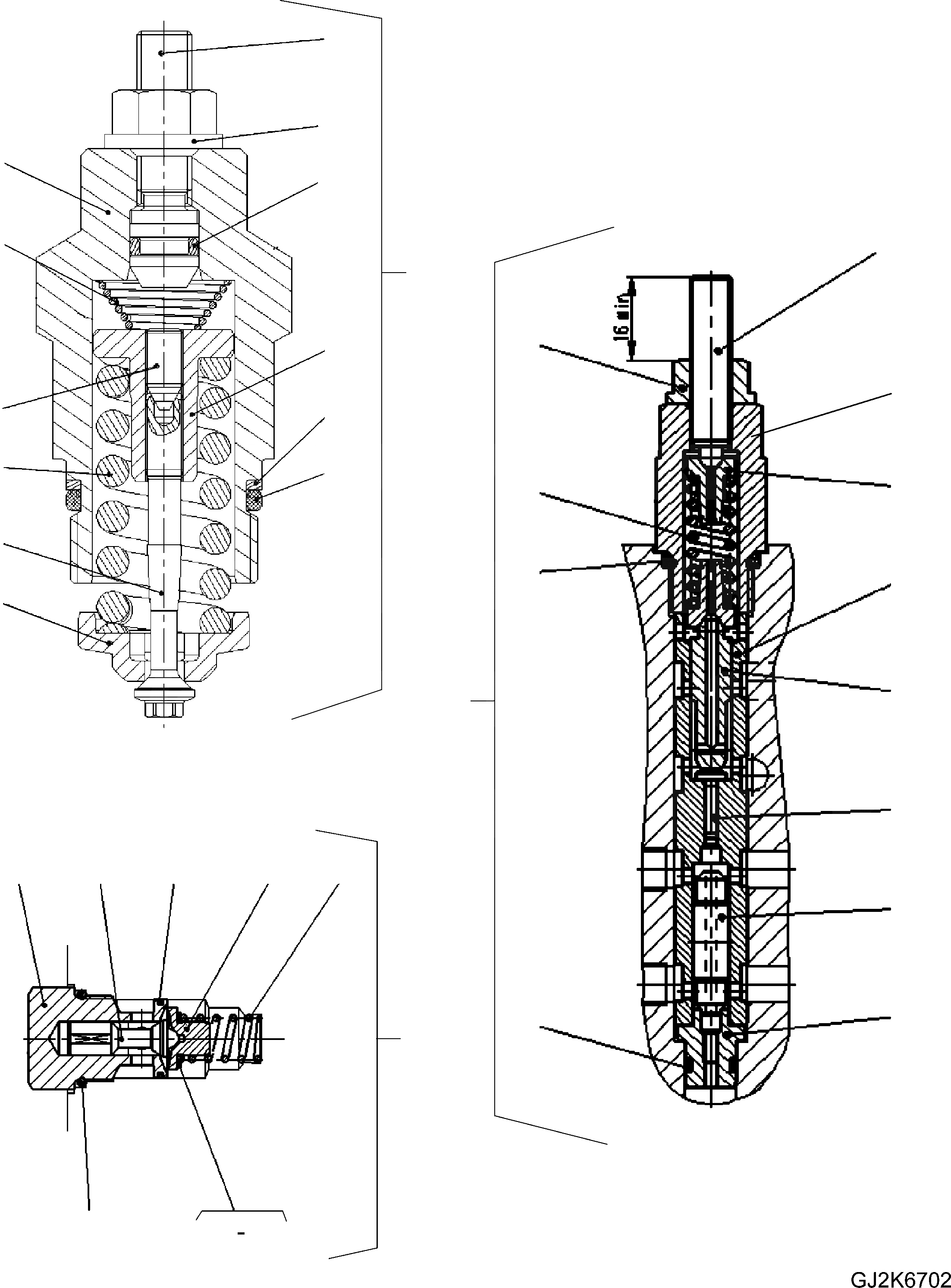 Схема запчастей Komatsu WA80-6 - ГИДР. НАСОС. (КМ/Ч) (ВНУТР. ЧАСТИ) (/9) Y ОСНОВН. КОМПОНЕНТЫ И РЕМКОМПЛЕКТЫ