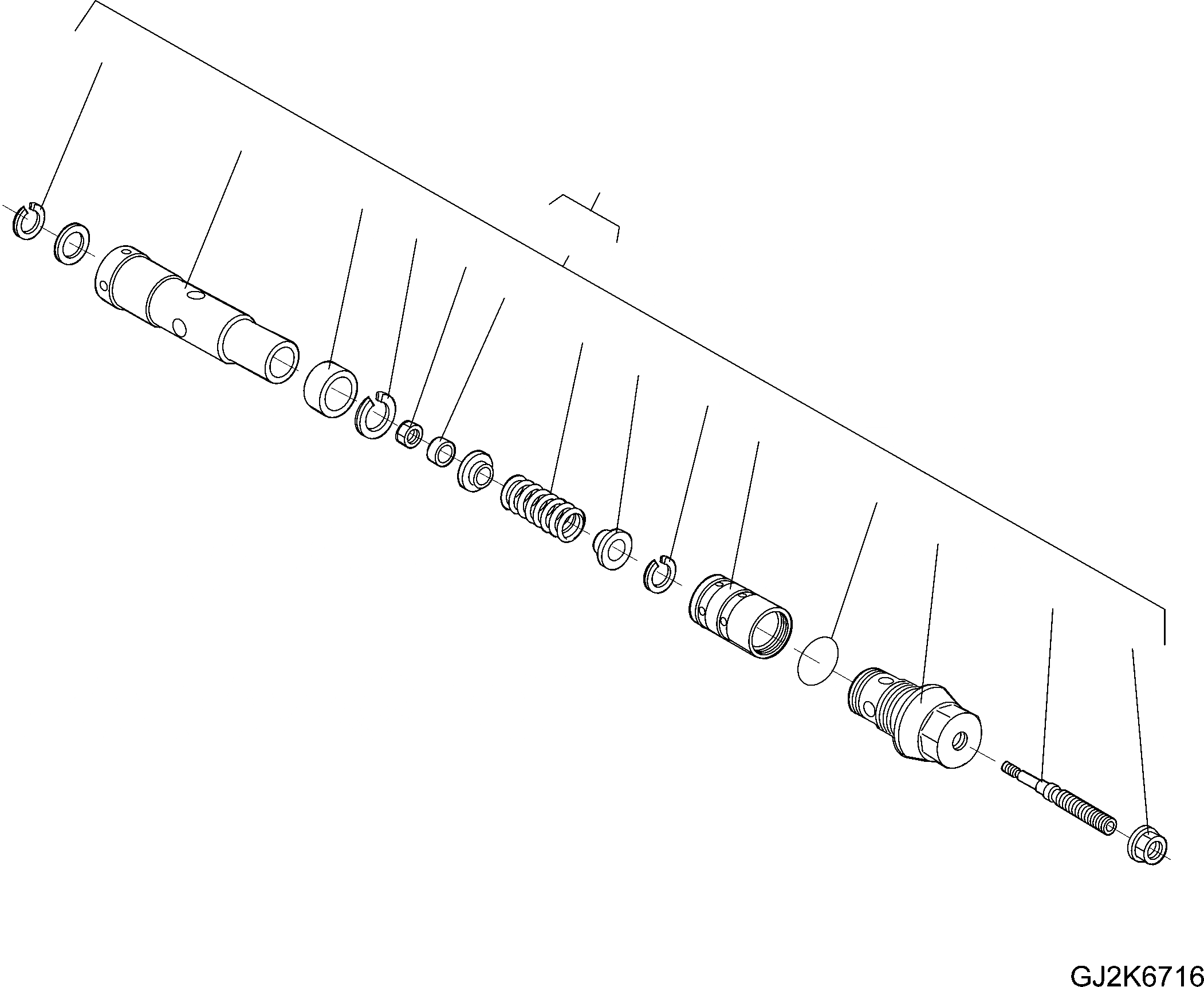 Схема запчастей Komatsu WA80-6 - ГИДР. НАСОС. (КМ/Ч) (ВНУТР. ЧАСТИ) (7/8) Y ОСНОВН. КОМПОНЕНТЫ И РЕМКОМПЛЕКТЫ