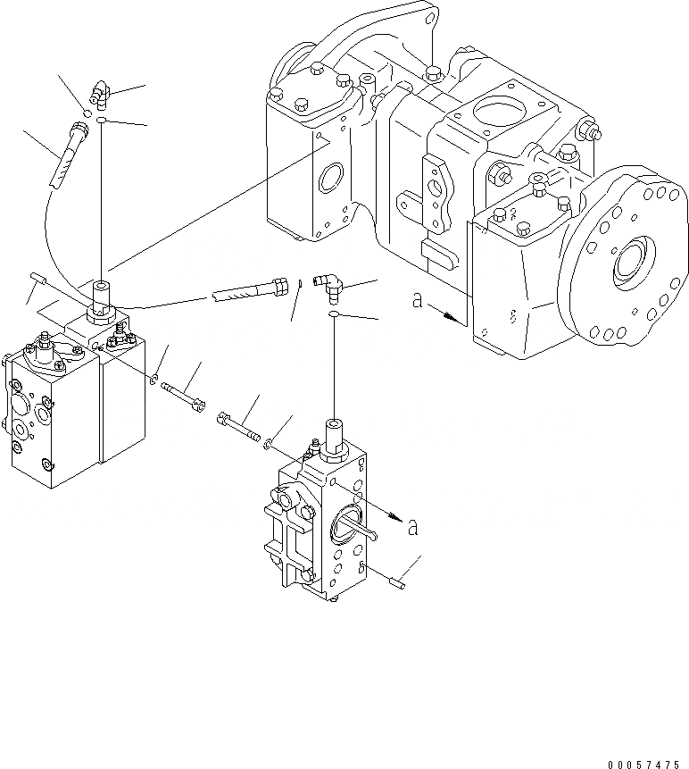 Схема запчастей Komatsu WA900-3E0 - ПОГРУЗ. НАСОС (/) (GALEO)(№-) ОСНОВН. КОМПОНЕНТЫ И РЕМКОМПЛЕКТЫ
