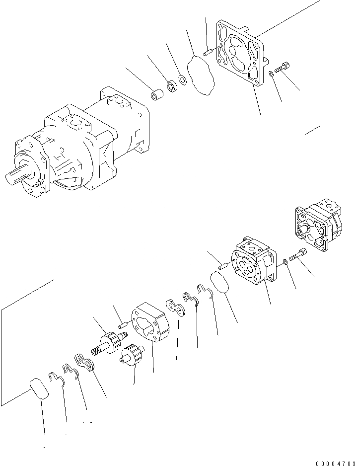 Схема запчастей Komatsu WA900-3E0 - ГИДР. НАСОС. (ГИДРОТРАНСФОРМАТОР¤ ТРАНСМИССИЯ¤ PPC¤ ТОРМОЗ.) (/) (ЯC СПЕЦ-Я.)(№-) ОСНОВН. КОМПОНЕНТЫ И РЕМКОМПЛЕКТЫ