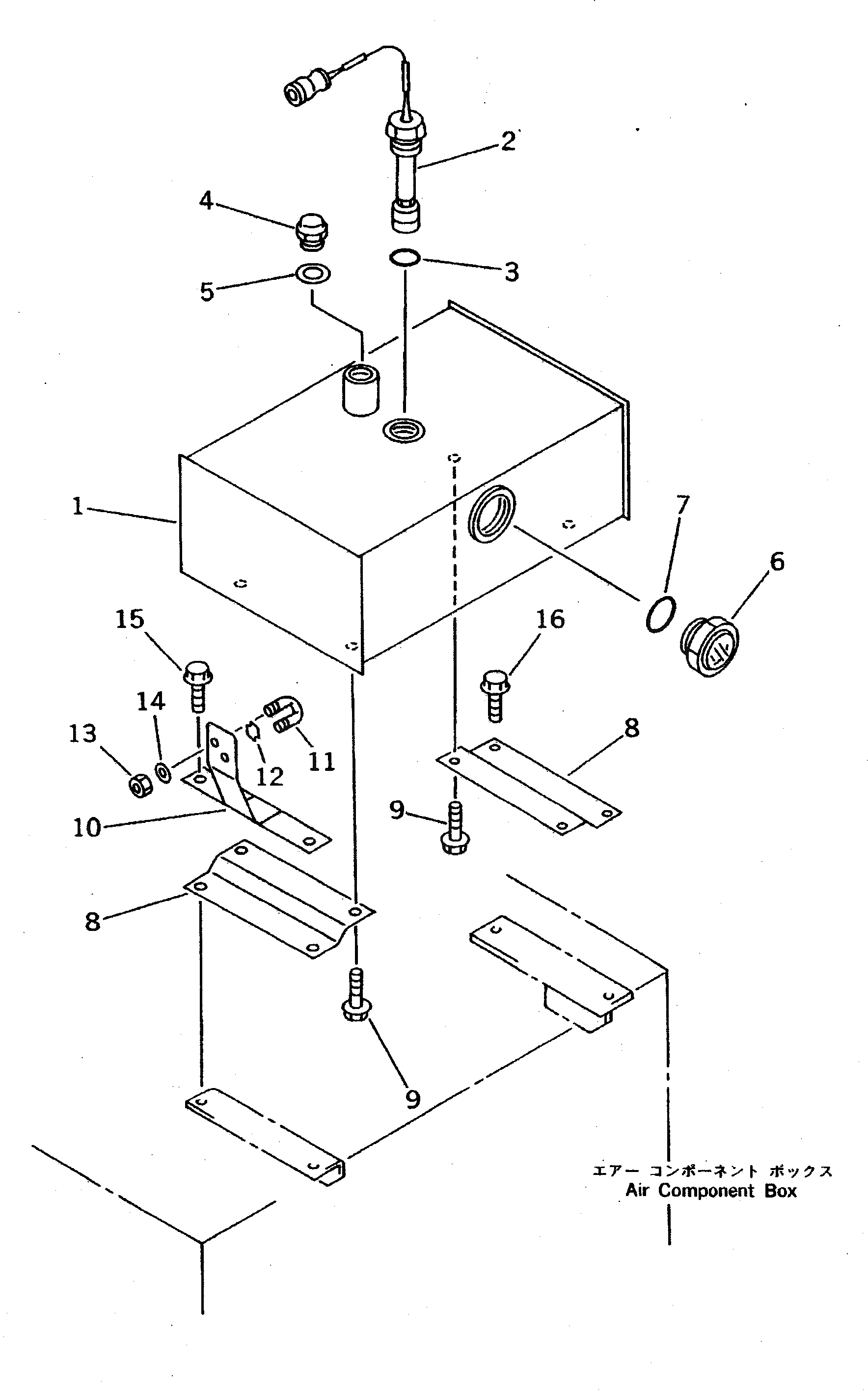 Схема запчастей Komatsu WA900-1 - ТОРМОЗ. МАСЛОПРОВОДЯЩАЯ ЛИНИЯ (ТОРМОЗ. МАСЛ. БАК) ВЕДУЩ. ВАЛ¤ ДИФФЕРЕНЦ. И КОЛЕСА
