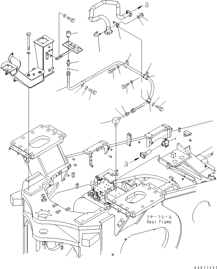 Схема запчастей Komatsu WA900-3E0 - CENTRALIZED САПУН (ЛИНИЯ ТРАНСМИССИИ) (RIO TINTO СПЕЦ-Я.)(№-) ЧАСТИ КОРПУСА