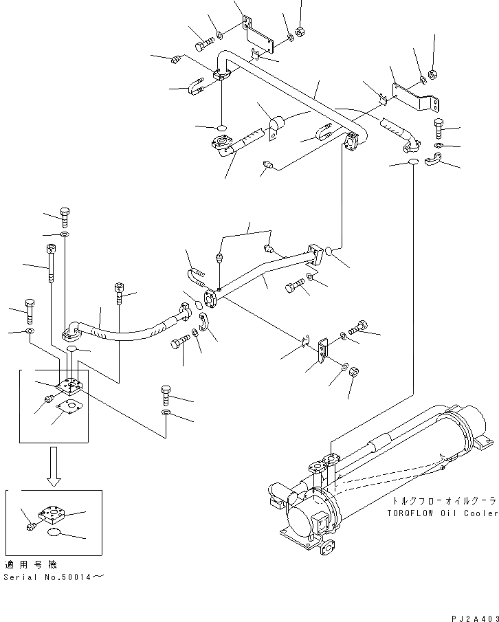 Схема запчастей Komatsu WA900-3 - ГИДРОТРАНСФОРМАТОР И ТРАНСМИССИЯ ЛИНИЯ (ТРАНСМИССИЯ МАСЛЯНЫЙ ЩУП)(№-9) ГИДРОТРАНСФОРМАТОР И ТРАНСМИССИЯ