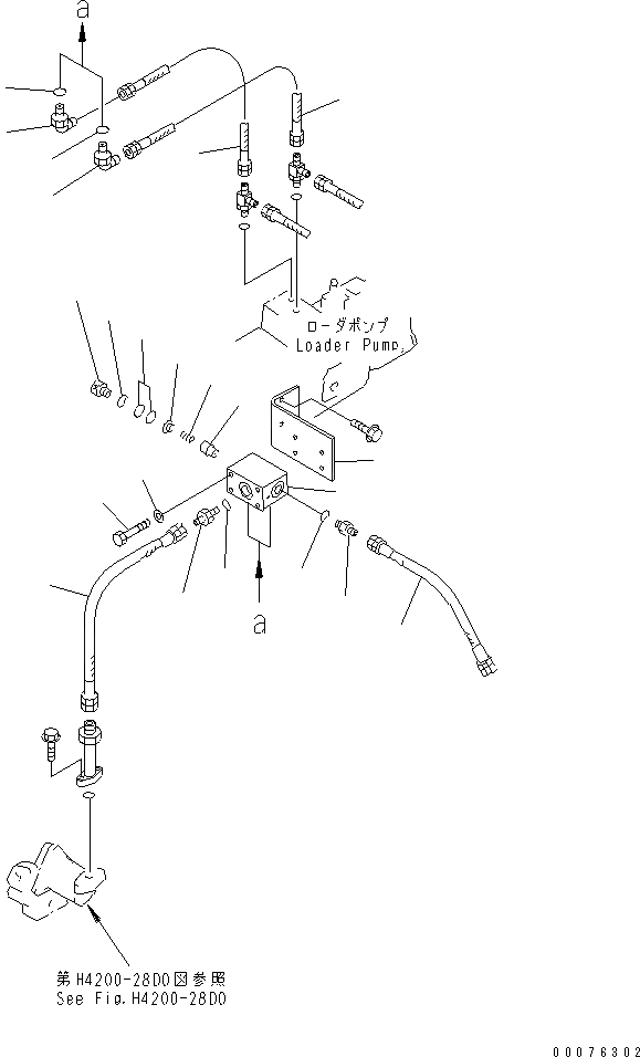 Схема запчастей Komatsu WA900-3 - ГИДРАВЛ ЛИНИЯ (ЛИНИЯ КЛАПАНА PPC¤ ЗАДН. /)(№9-) ГИДРАВЛИКА