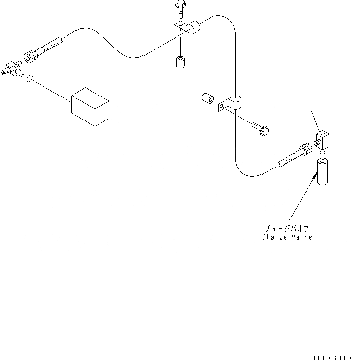 Схема запчастей Komatsu WA900-3 - ГИДРАВЛ ЛИНИЯ (ПАТРУБОК)(№9-) ГИДРАВЛИКА