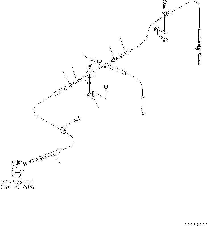 Схема запчастей Komatsu WA900-3 - ГИДРОЛИНИЯ РУЛЕВОГО УПРАВЛЕНИЯ (ГИДРОЛИНИЯ КЛАПАНА РУЛЕВ. УПРАВЛЕНИЯ)(№9-) ГИДРАВЛИКА