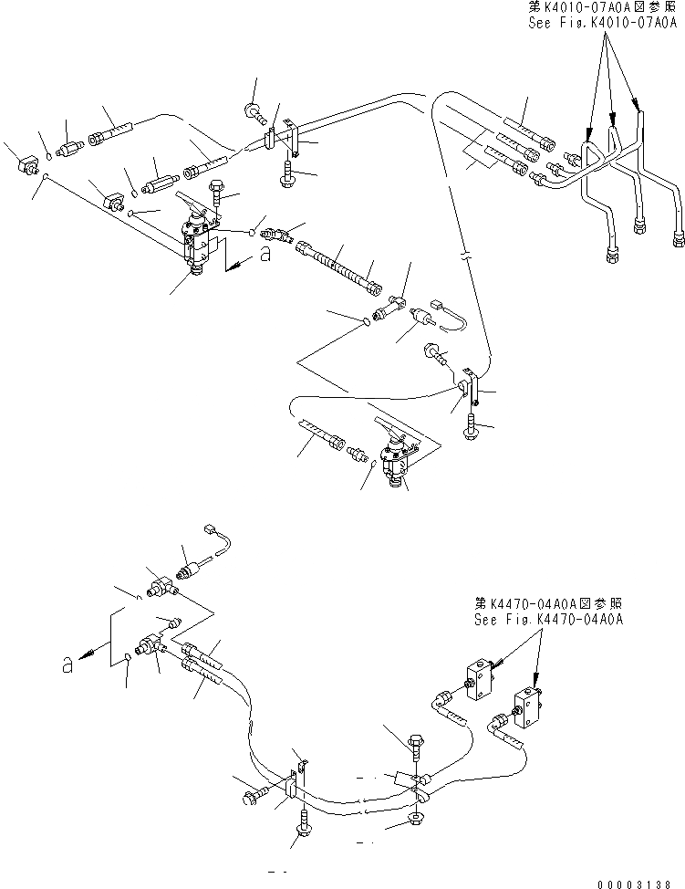 Схема запчастей Komatsu WA900-3 - ПОЛ SUB (ТОРМОЗНАЯ ГИДРОЛИНИЯ) (ПОЛ ЛИНИЯ¤ /)(№-9) КАБИНА ОПЕРАТОРА И СИСТЕМА УПРАВЛЕНИЯ