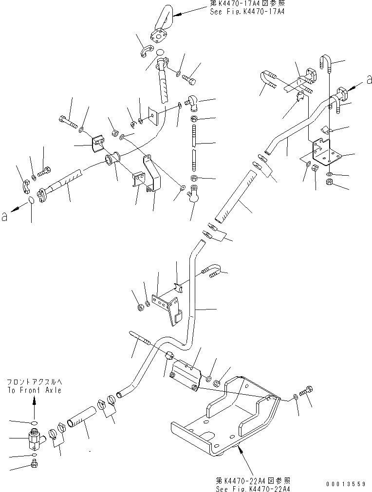 Схема запчастей Komatsu WA900-3 - ТОРМОЗНАЯ ГИДРОЛИНИЯ (ОХЛАДИТЕЛЬ ЛИНИЯ) (8/7) (С ВСАСЫВ. ВЕНТИЛЯТОРОМ)(№-9) КАБИНА ОПЕРАТОРА И СИСТЕМА УПРАВЛЕНИЯ