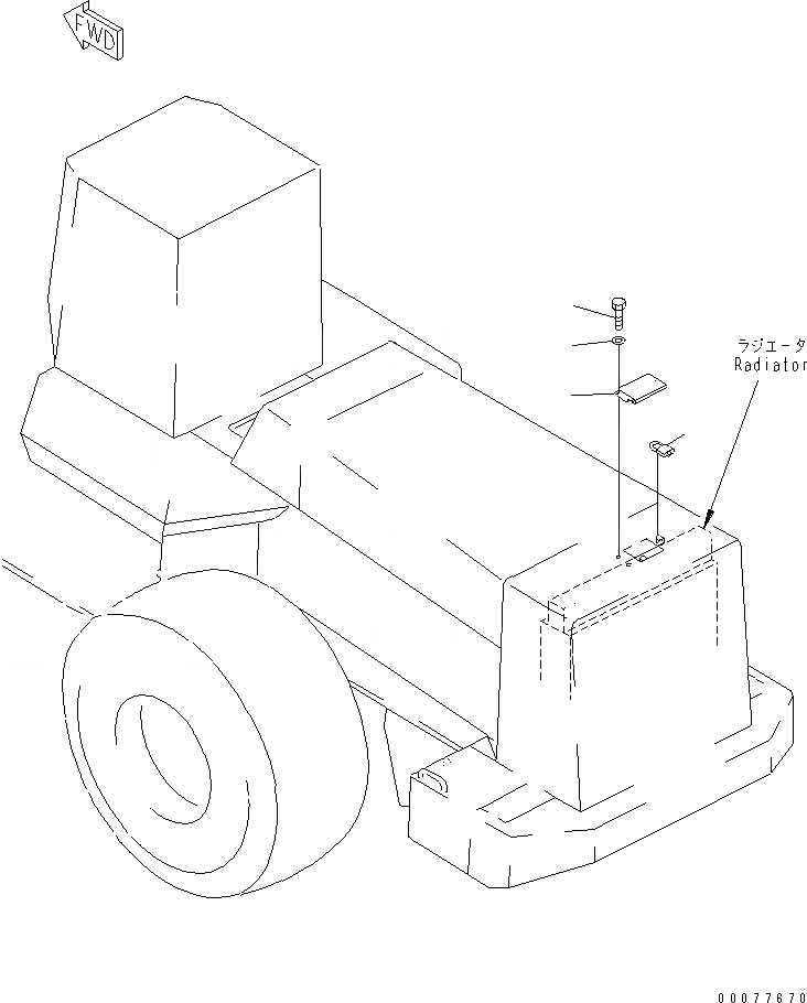 Схема запчастей Komatsu WA900-3 - КАПОТ (БЛОКИР. АНТИВАНДАЛЬН.)(№9-) ЧАСТИ КОРПУСА