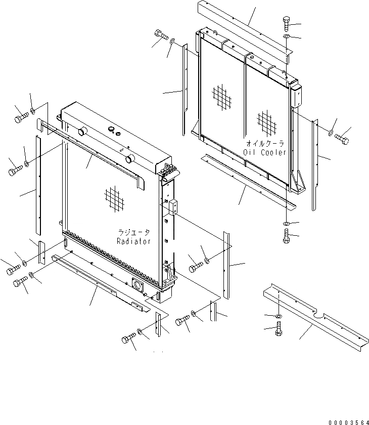 Схема запчастей Komatsu WA900-3 - КАПОТ (ДЕФЛЕКТОР И COVER) (SOUND PACKAGE СПЕЦ-Я.)(№9-9) ЧАСТИ КОРПУСА