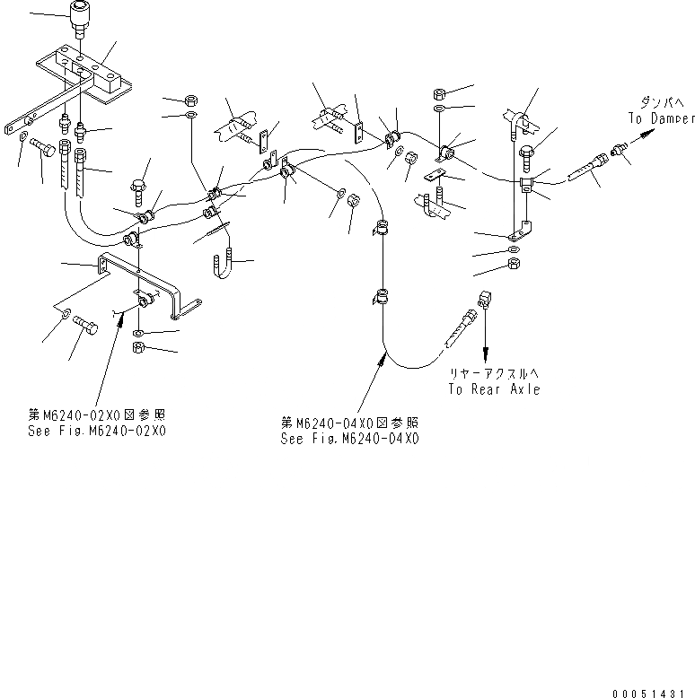 Схема запчастей Komatsu WA900-3 - CENTRALIZED САПУН (ДЕМПФЕР ЛИНИЯ) (RIO TINTO СПЕЦ-Я.)(№7-9) ЧАСТИ КОРПУСА