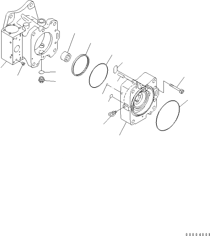 Схема запчастей Komatsu WA900-3 - НАСОС РУЛЕВ. УПРАВЛ-Я (/9) (SOUND PACKAGE СПЕЦ-Я.)(№9-) ОСНОВН. КОМПОНЕНТЫ И РЕМКОМПЛЕКТЫ