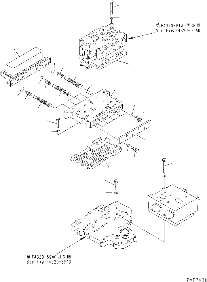 Схема запчастей Komatsu WA900-3 - КЛАПАН УПРАВЛЕНИЯ ТРАНСМИССИЕЙ (/) ГИДРОТРАНСФОРМАТОР И ТРАНСМИССИЯ