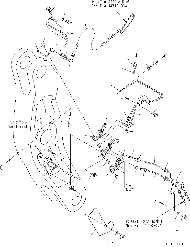 Схема запчастей Komatsu WA900-3 - АВТОМАТИЧ. СМАЗ. (ДЛЯ КОЛЕНЧАТЫЙ РЫЧАГ) (TODAKA СПЕЦ-Я.)(№-) ОСНОВНАЯ РАМА И ЕЕ ЧАСТИ
