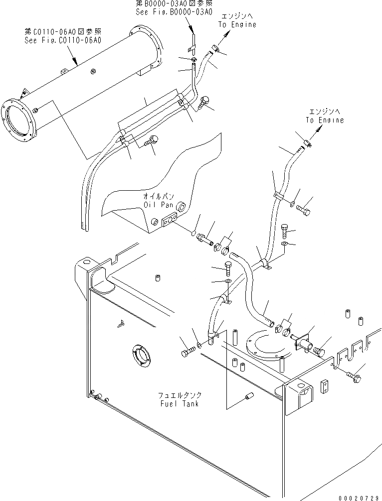 Схема запчастей Komatsu WA900L-3 - ДВИГАТЕЛЬ (КОМПОНЕНТЫ ДВИГАТЕЛЯ) КОМПОНЕНТЫ ДВИГАТЕЛЯ