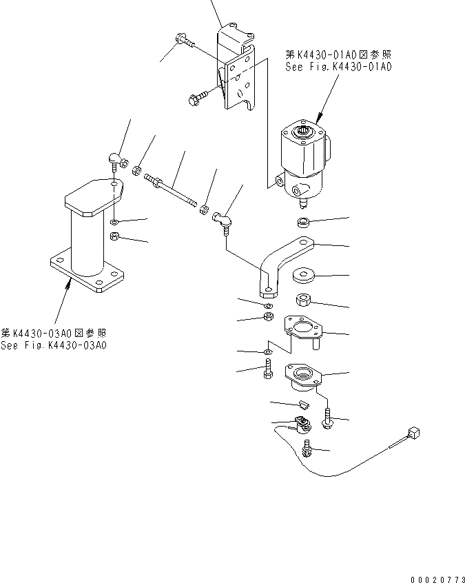 Схема запчастей Komatsu WA900L-3 - РУЛЕВ. УПРАВЛЕНИЕ УПРАВЛ-Е (КОЛОНКА) (/) КАБИНА ОПЕРАТОРА И СИСТЕМА УПРАВЛЕНИЯ