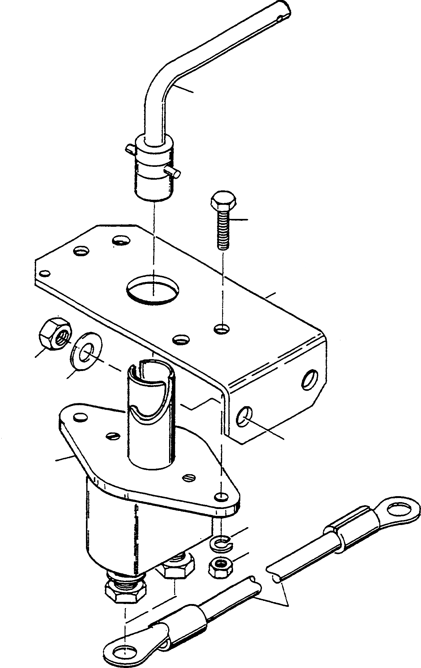 Схема запчастей Komatsu WA90-1 - АККУМУЛЯТОР ОСНОВН. ПЕРЕКЛЮЧАТЕЛЬ ЭЛЕКТРИЧ. СИСТЕМА