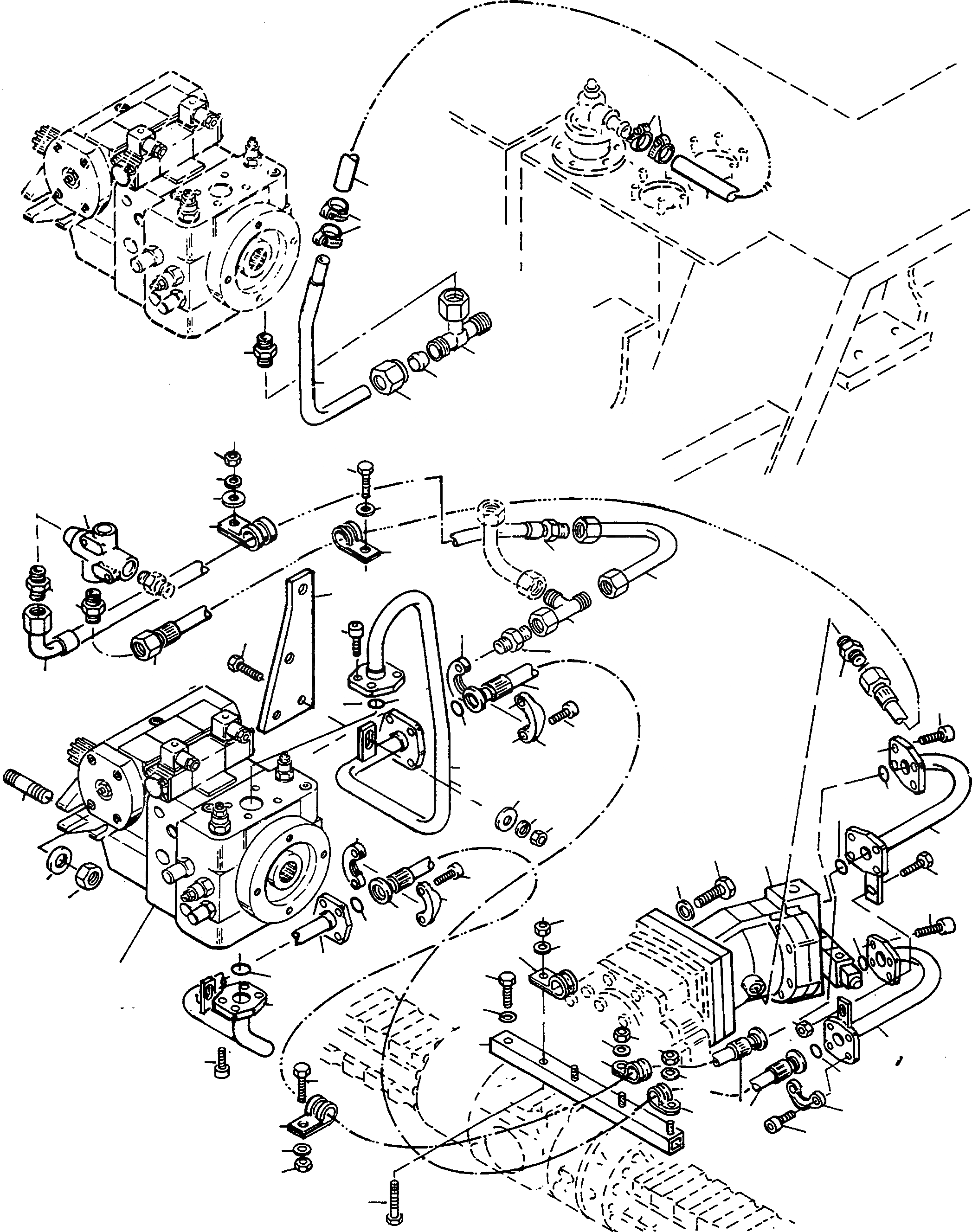 Схема запчастей Komatsu WA90-1 - HYDROSTAT ТРАНСМИССИЯ ТРАНСМИССИЯ, КРЕСТОВИНА