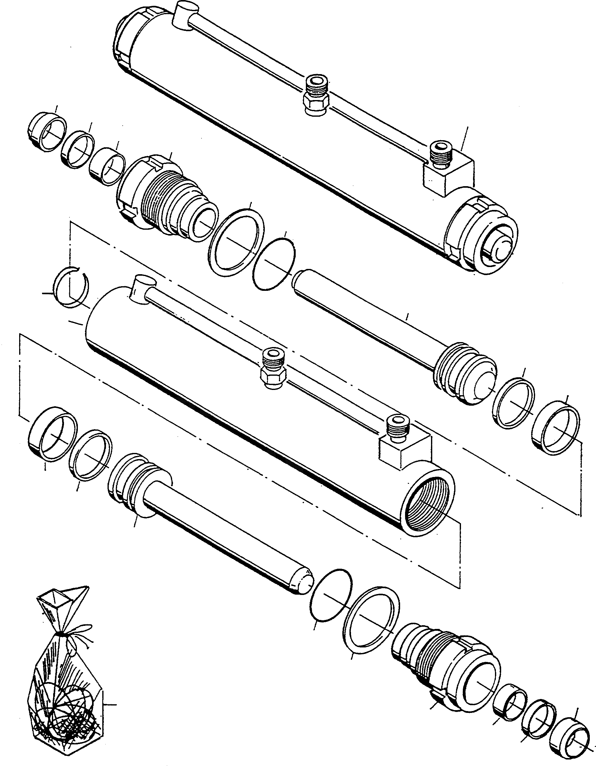Схема запчастей Komatsu WA90-1 - QUICK CHANGE DEVICE QUICK CHANGE DEVICE