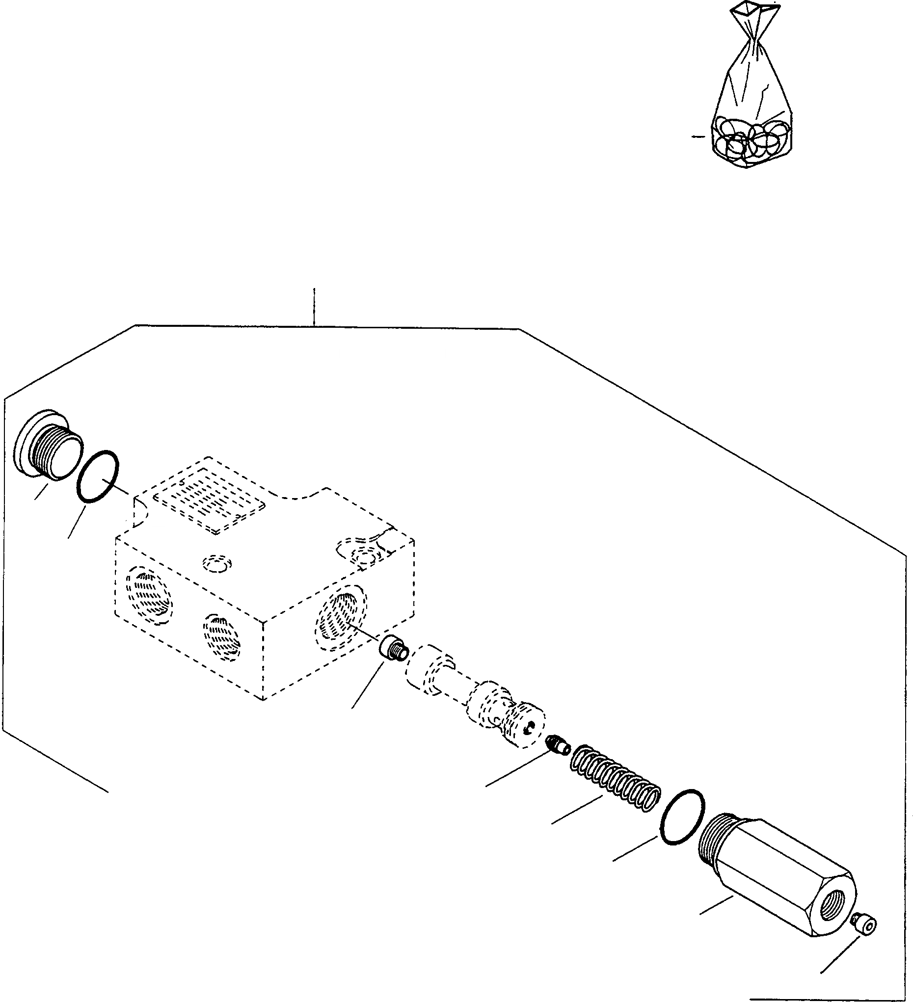 Схема запчастей Komatsu WA90-1 - ПРИОРИТЕТН. КЛАПАН 7 РУЛЕВ. УПРАВЛЕНИЕ