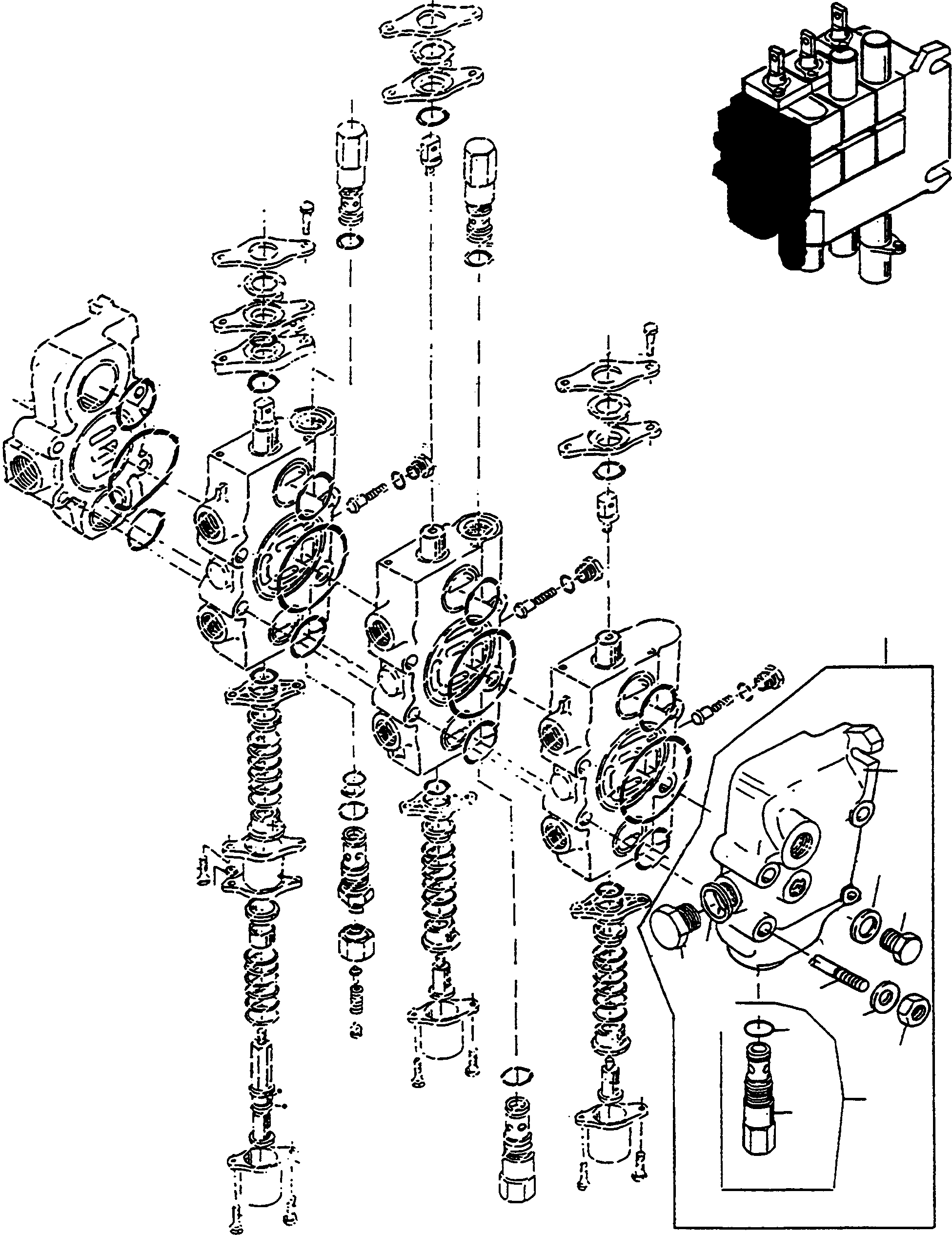 Схема запчастей Komatsu WA90-1S - УПРАВЛЯЮЩ. КЛАПАН PRESSURE ТРУБЫS - УПРАВЛЯЮЩ. КЛАПАН